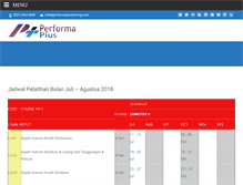 Tablet Screenshot of performaplustraining.com